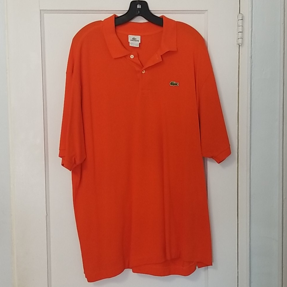 LACOSTE POLO ORANGE SHIRT